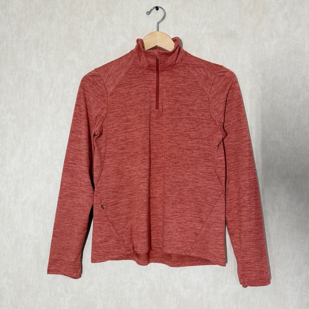 REI Co-op Women’s Pursuits Quarter-Zip Pullover Hiking Outdoors in Orange S